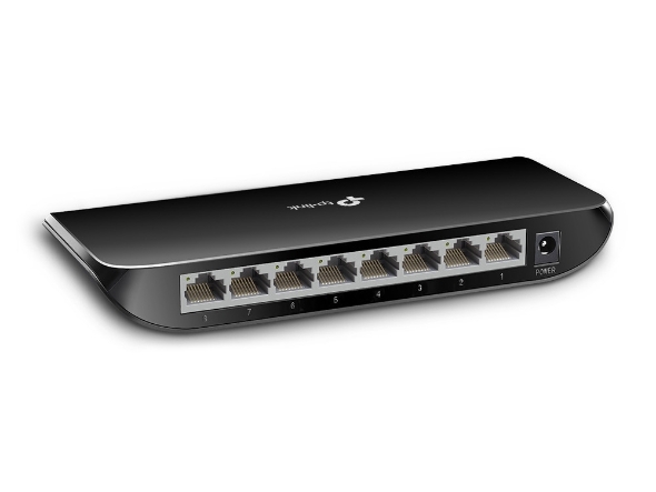 خرید سوئیچ شبکه ۸ پورت گیگ tp-link برند TL-SG1008D | فایبرنت استور