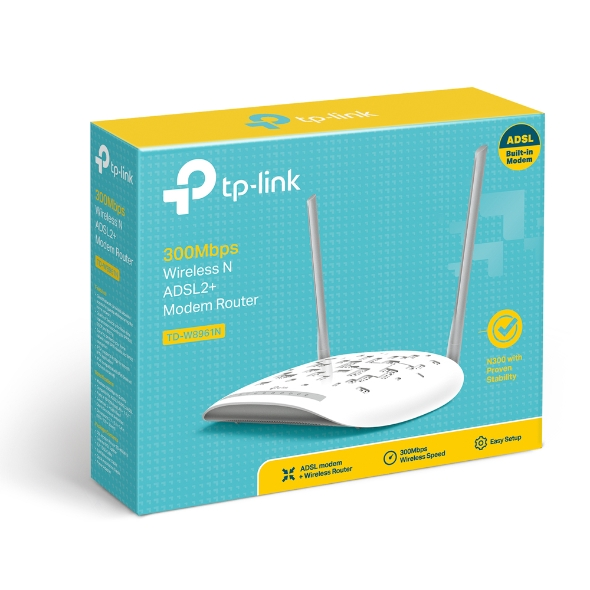  مودم روتر ADSL تی‌پی-لینک مدل TD-W8961N 