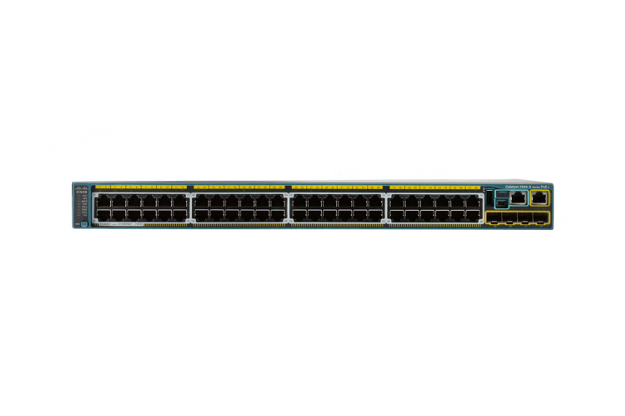  خرید سوئیچ شبکه سیسکو مدل C2960S-48LPS-L | فایبرنت استور 