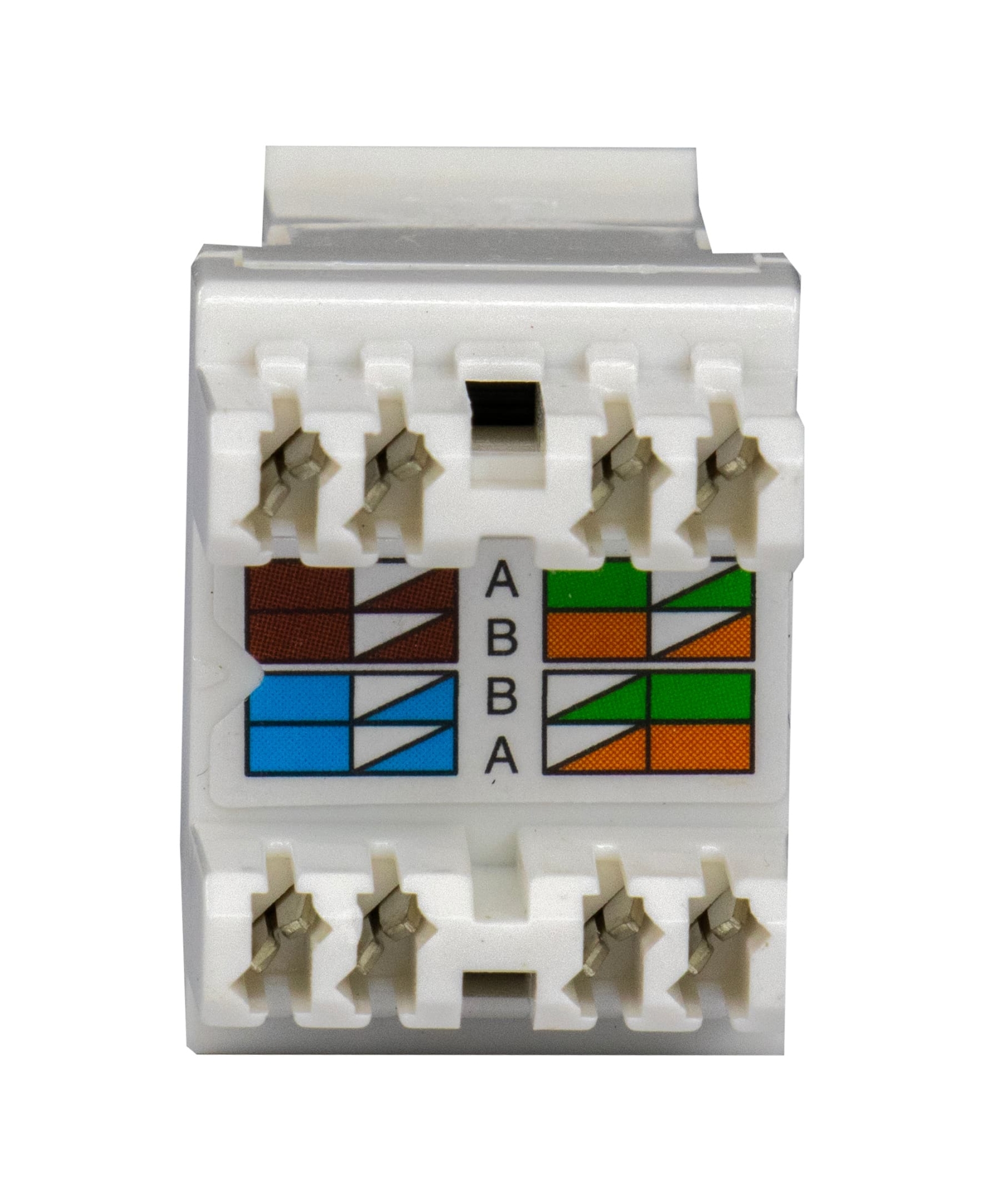 کیستون شبکه وارداتی CAT6 UTP برند HP مدل ۱۸۰ درجه | فایبرنت استور 