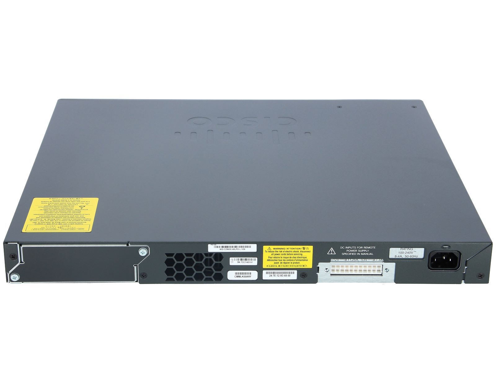  خرید سوئیچ شبکه سیسکو مدل C2960X-48FPS-L | فایبرنت استور 