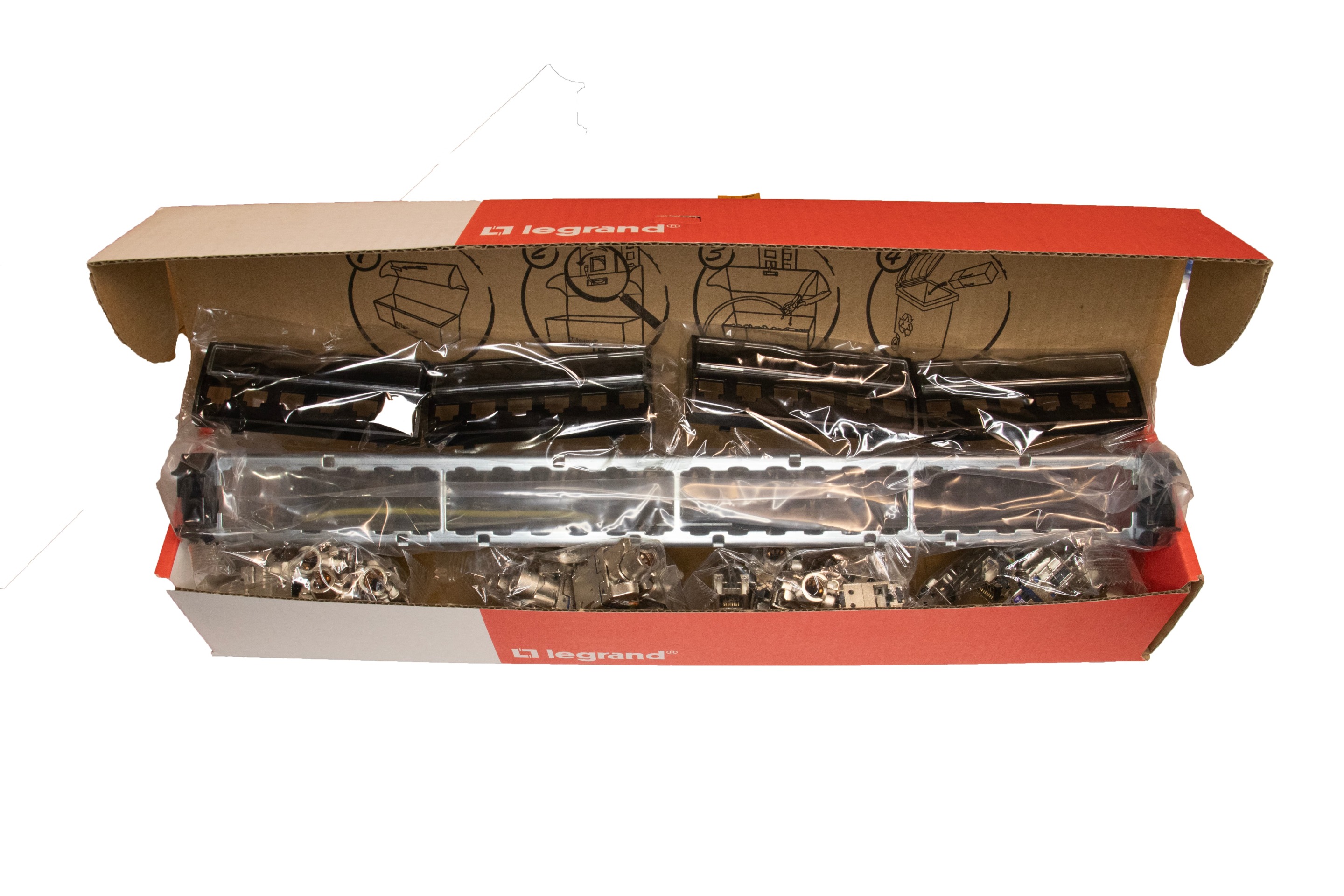  پچ‌پنل شبکه وارداتی لگراند مدل CAT6 STP | فایبرنت استور 