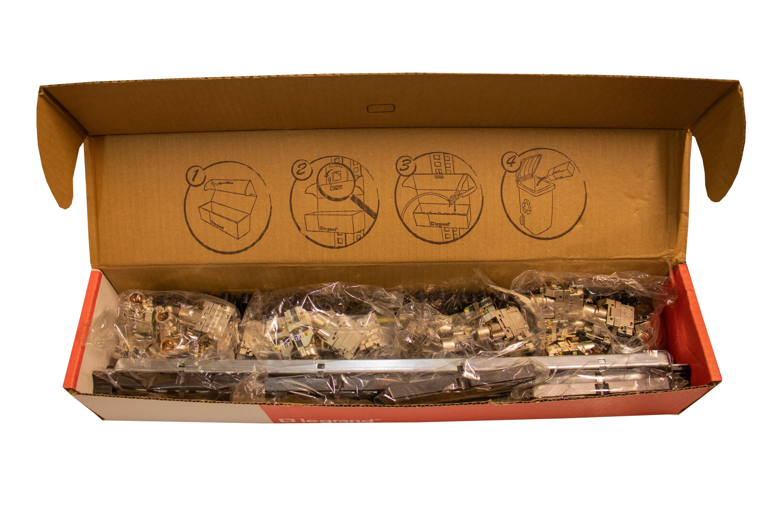  پچ‌پنل CAT6A وارداتی برند لگراند (اورجینال) | فایبرنت استور 