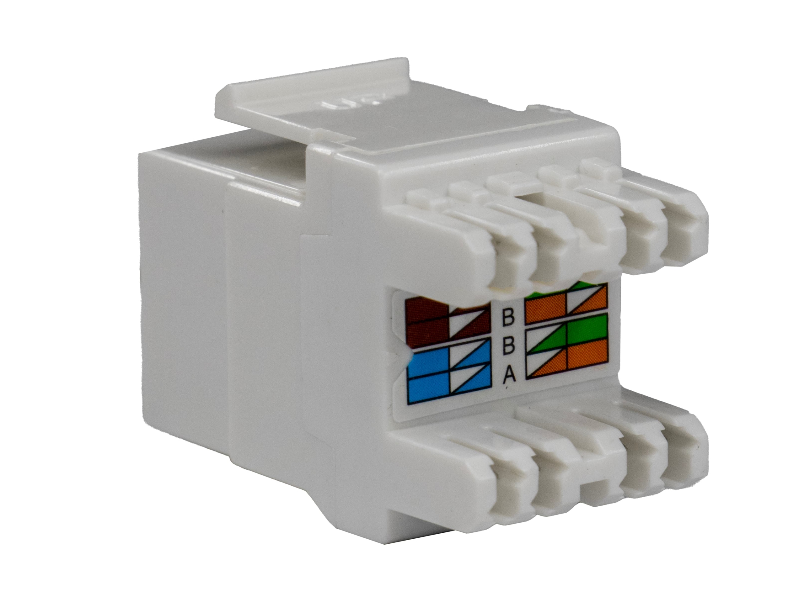  کیستون شبکه وارداتی CAT6 UTP برند HP مدل ۱۸۰ درجه | فایبرنت استور 