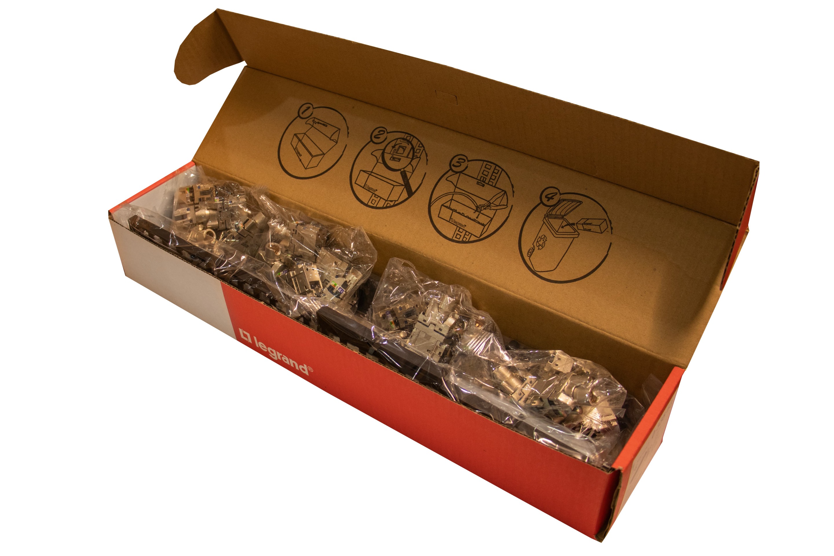  پچ‌پنل شبکه وارداتی لگراند مدل CAT6 STP | فایبرنت استور 