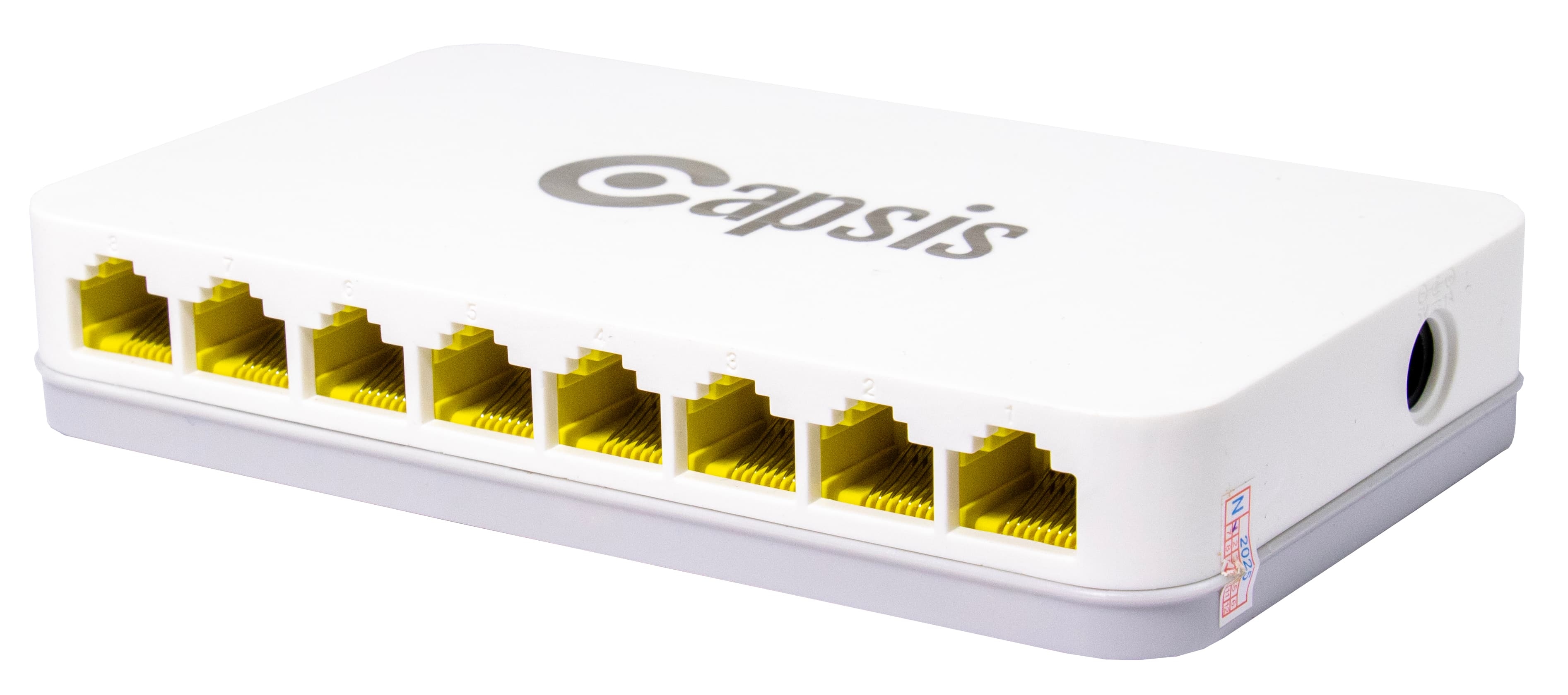  سوئیچ شبکه 8 پورت گیگ برند CAPSIS مدل ND-920-08TX | فایبرنت استور 