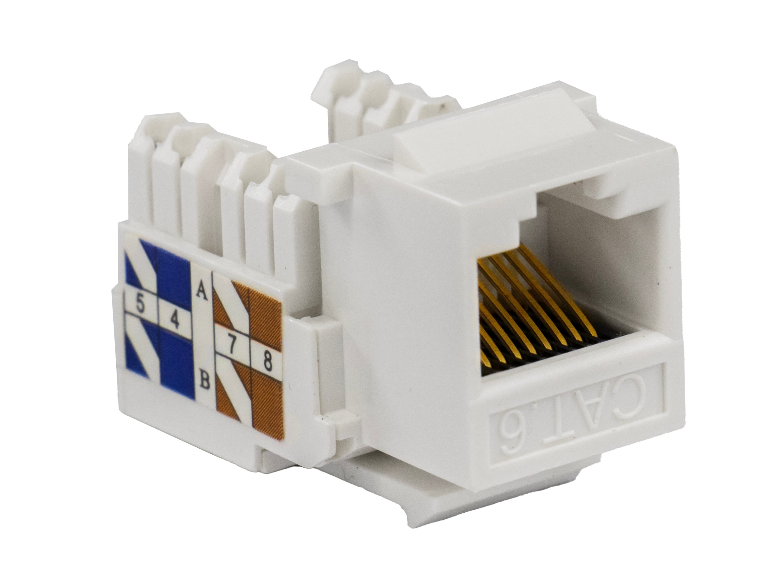  کیستون شبکه وارداتی CAT6 UTP برند PKS مدل 90 درجه | فایبرنت استور 