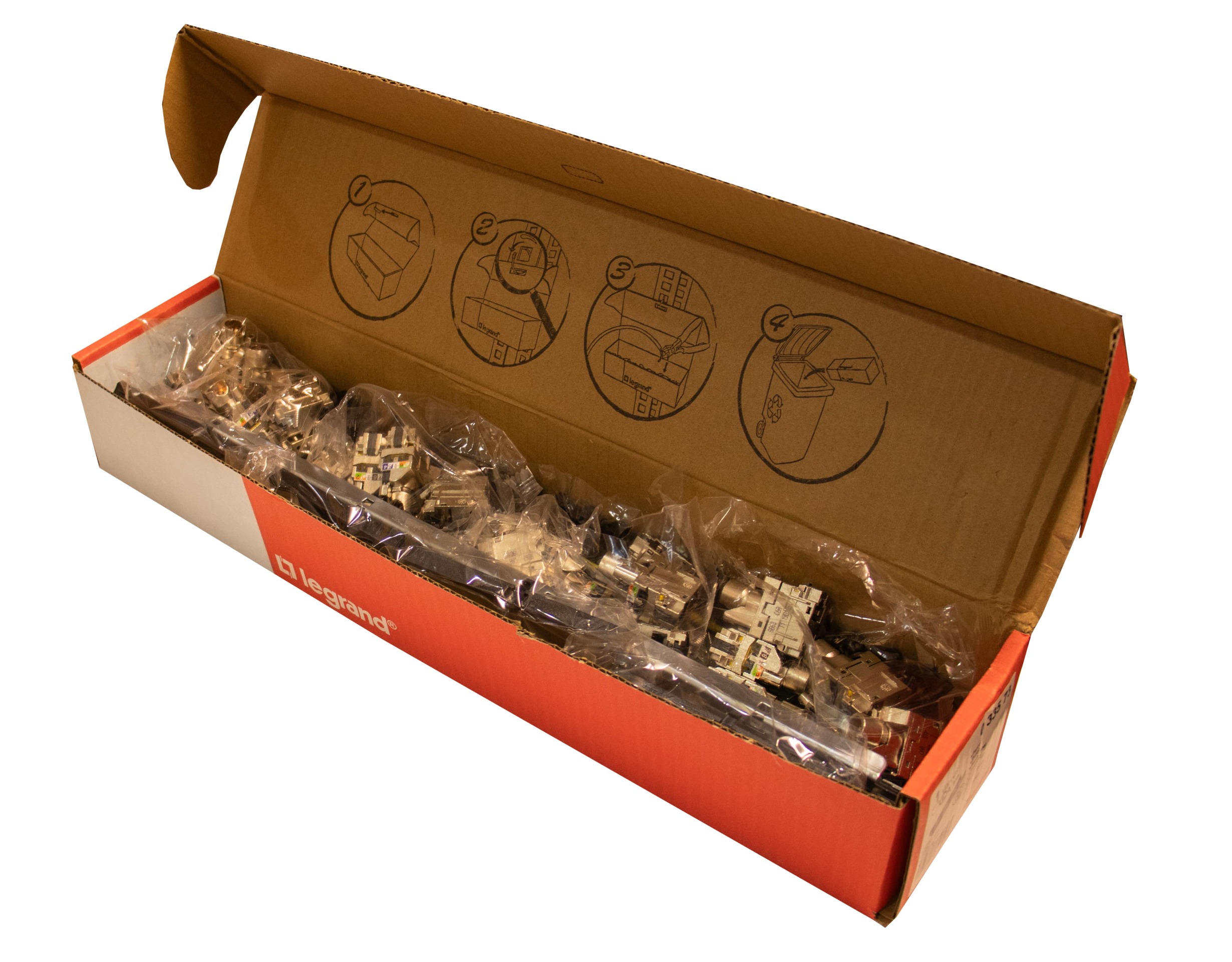  پچ‌پنل CAT6A وارداتی برند لگراند (اورجینال) | فایبرنت استور 