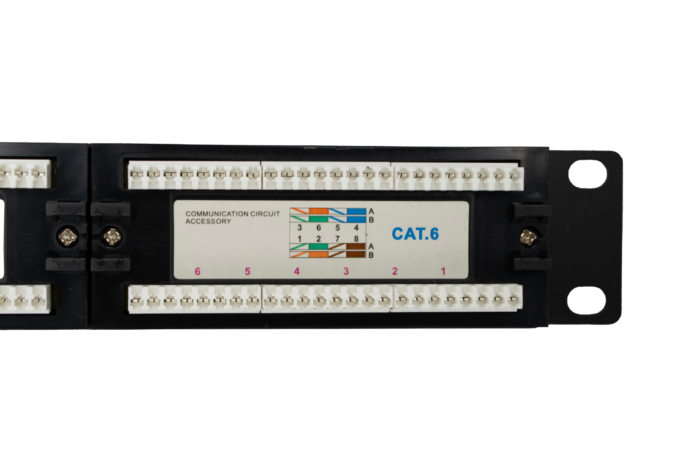  پچ‌پنل شبکه 24 پورت UTP CAT6 برند MT-NET | فایبرنت استور 