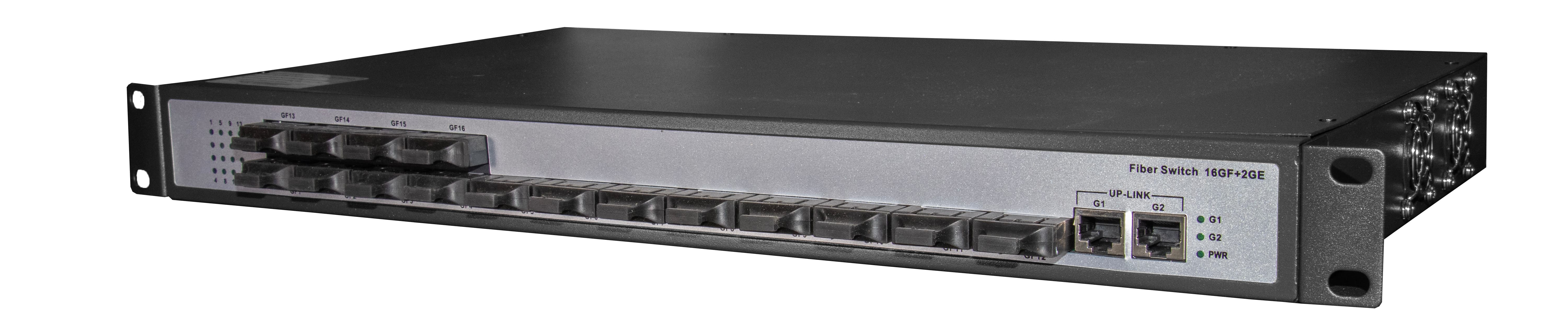  مدیا کانورتر 16 پورت فیبرنوری گیگابیت SC دوکر سینگل‌مود 20 کیلومتر | فایبرنت استور 