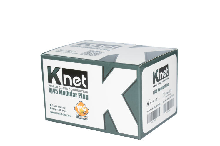 سوکت CAT6 UTP برند K-NET بسته ۱۰۰ عددی | فایبرنت استور