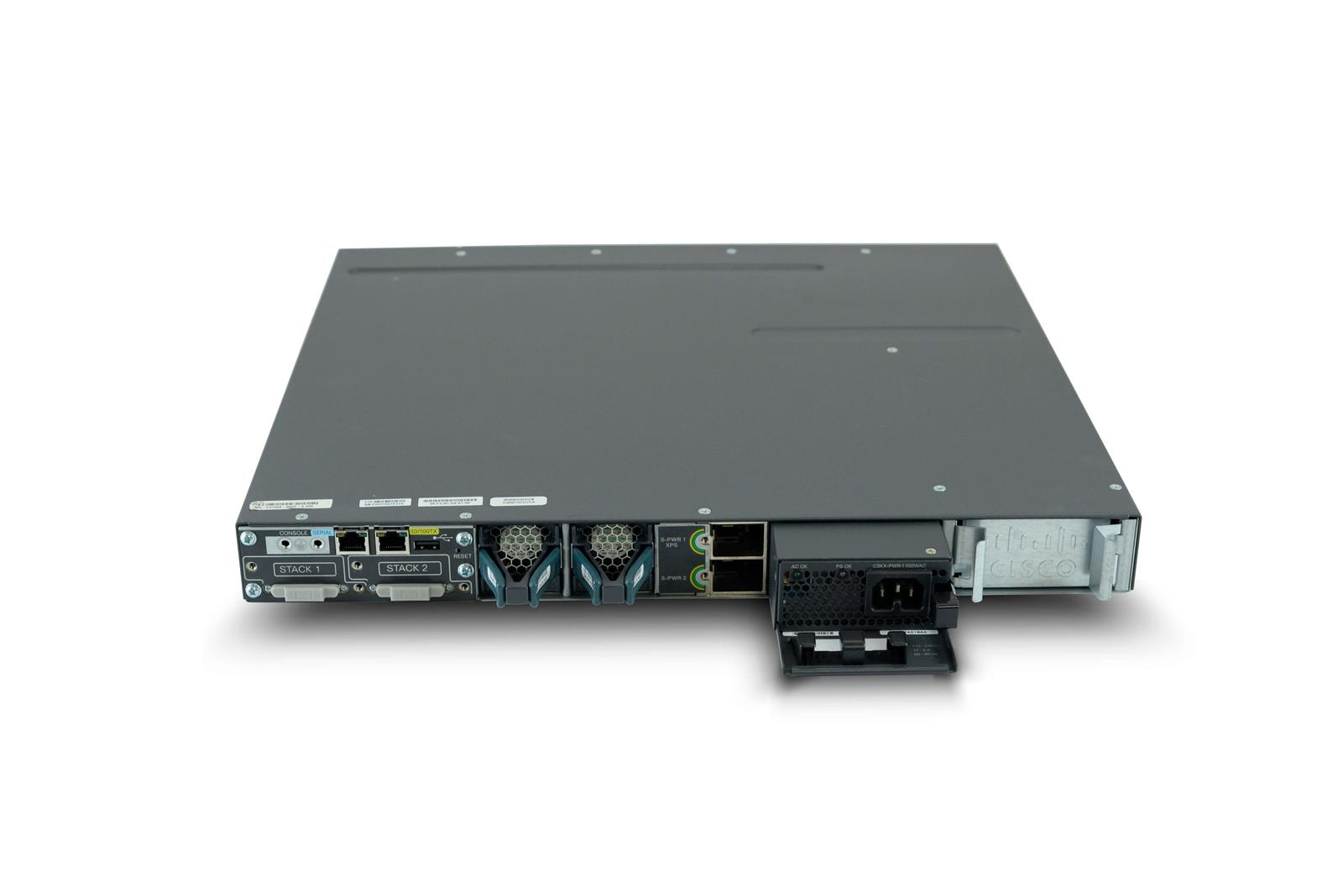  سوئیچ شبکه سیسکو C3750X-24P-S (ریفر) | فایبرنت استور 