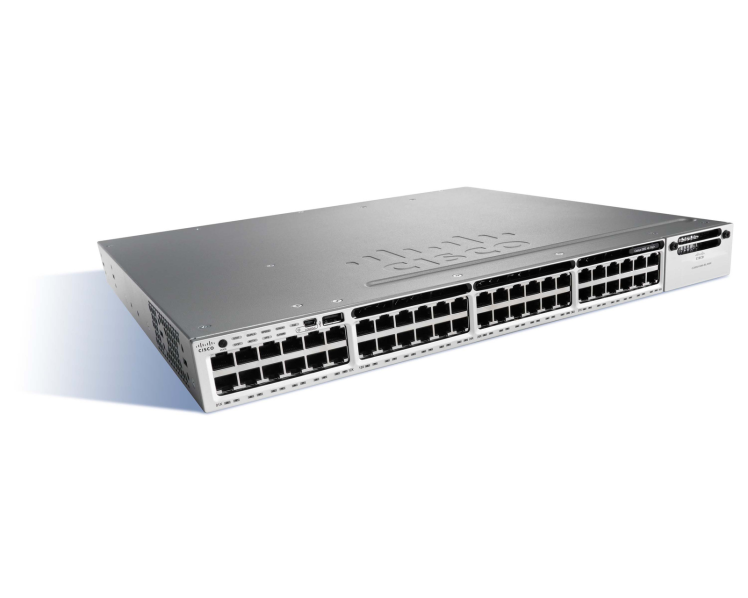 سوئیچ شبکه سیسکو C3850-48F-S (ریفر) | فایبرنت استور
