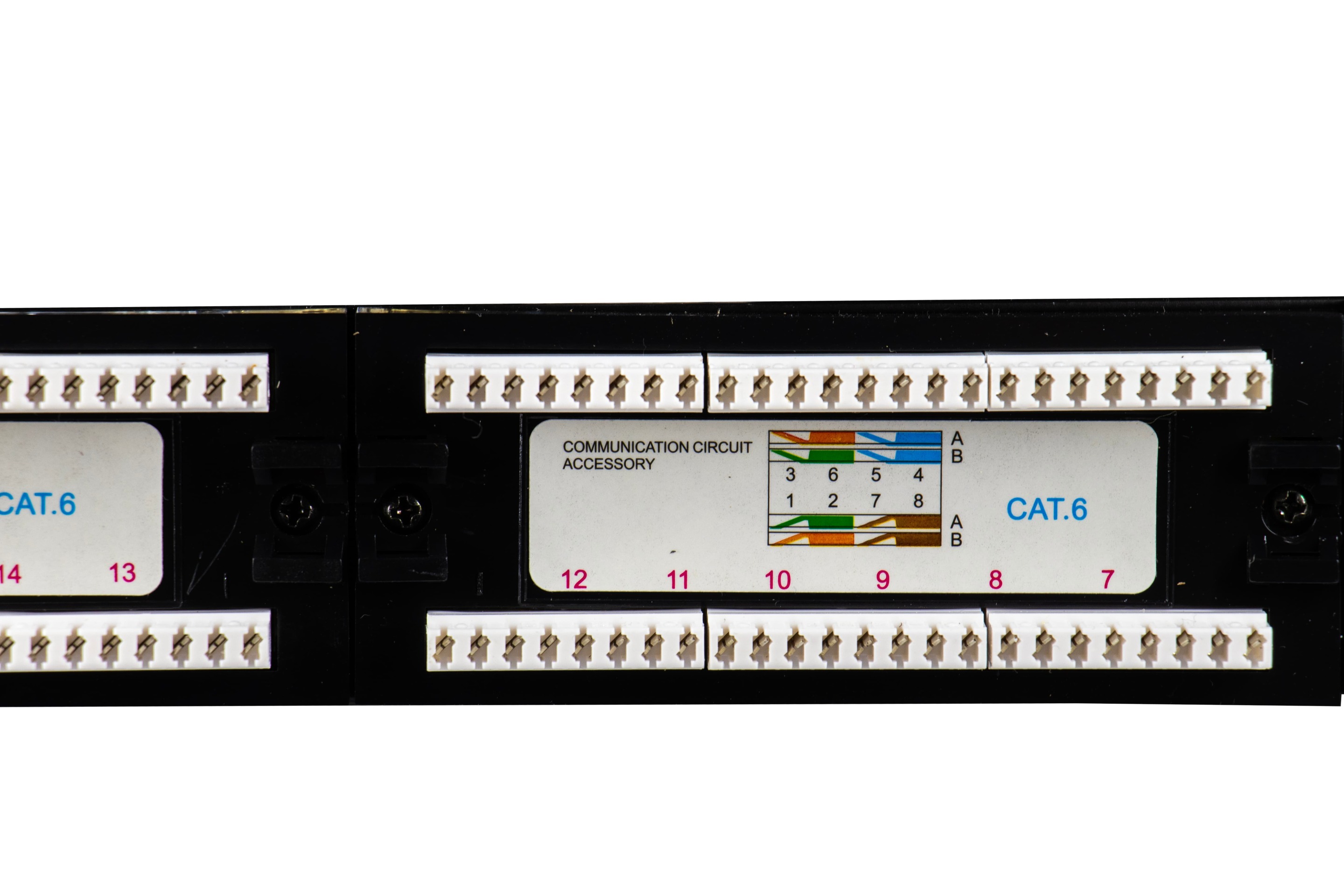  پچ‌پنل شبکه ۲۴ پورت UTP CAT6 برند K-NET | فایبرنت استور 
