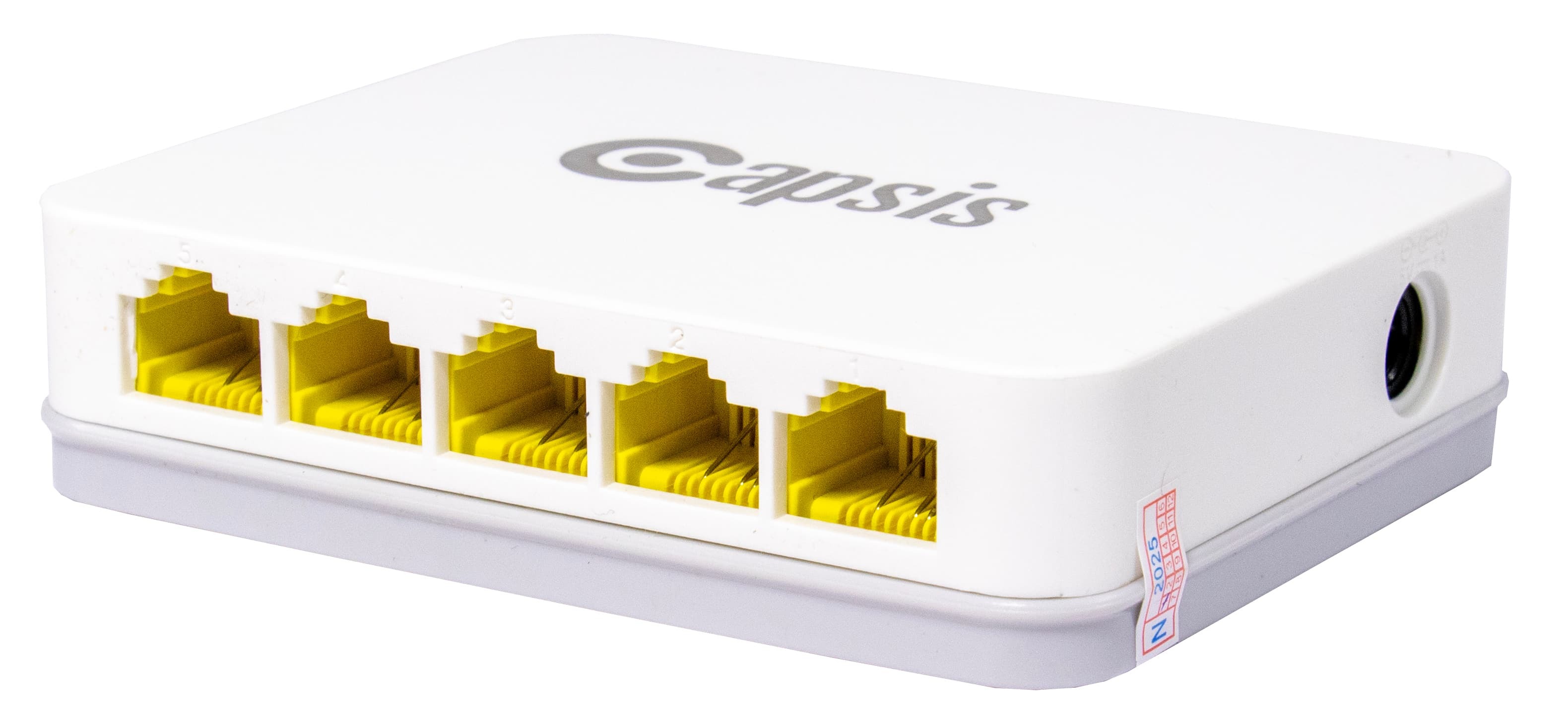  سوئیچ شبکه 5 پورت 10/100 برند CAPSIS مدل ND-820-05TX | فایبرنت استور 
